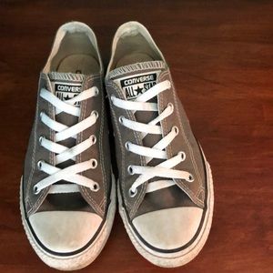 Grey converse all stars